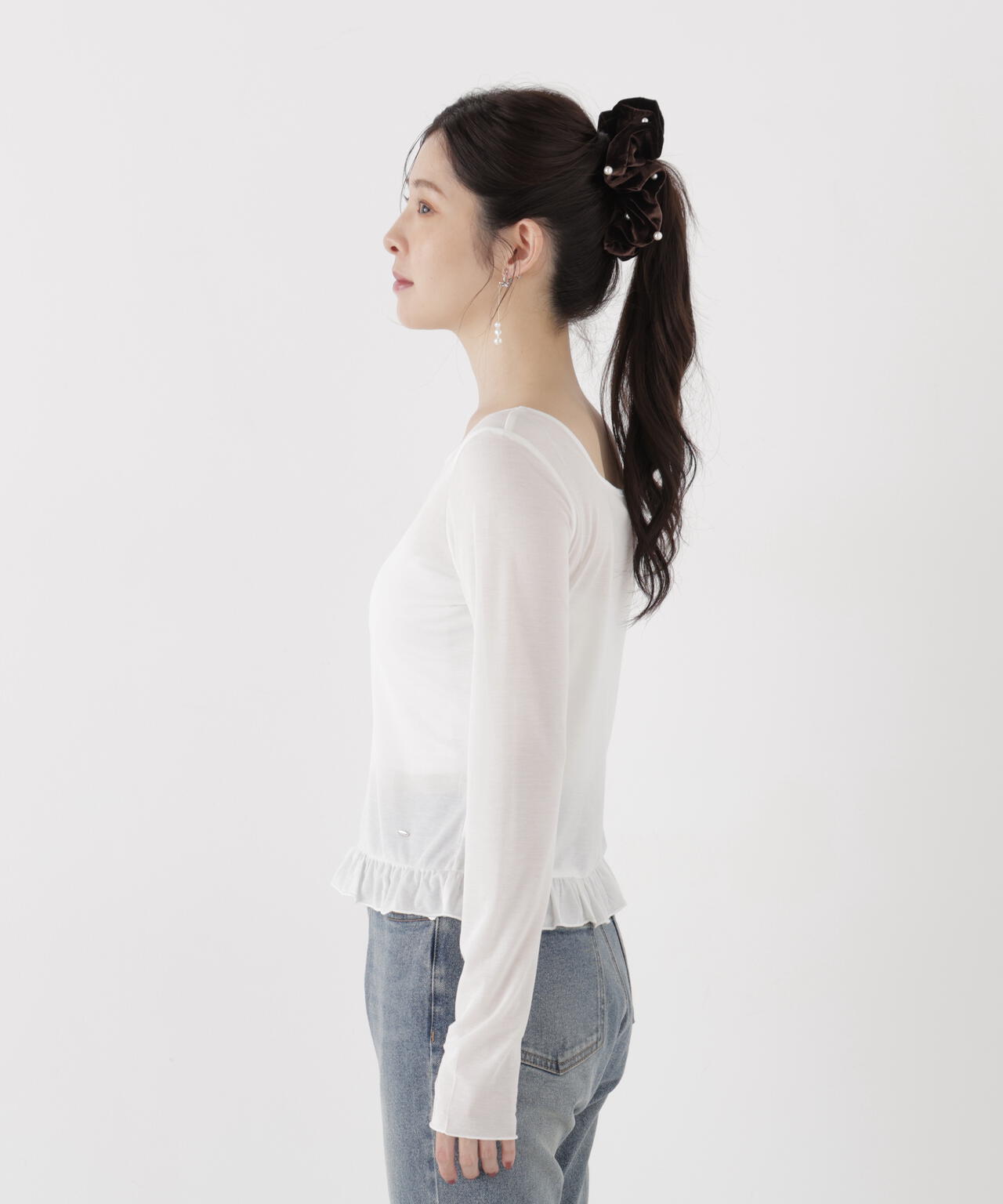 a/mie＞前後2wayロングスリーブカットソー | PROPORTION BODY DRESSING