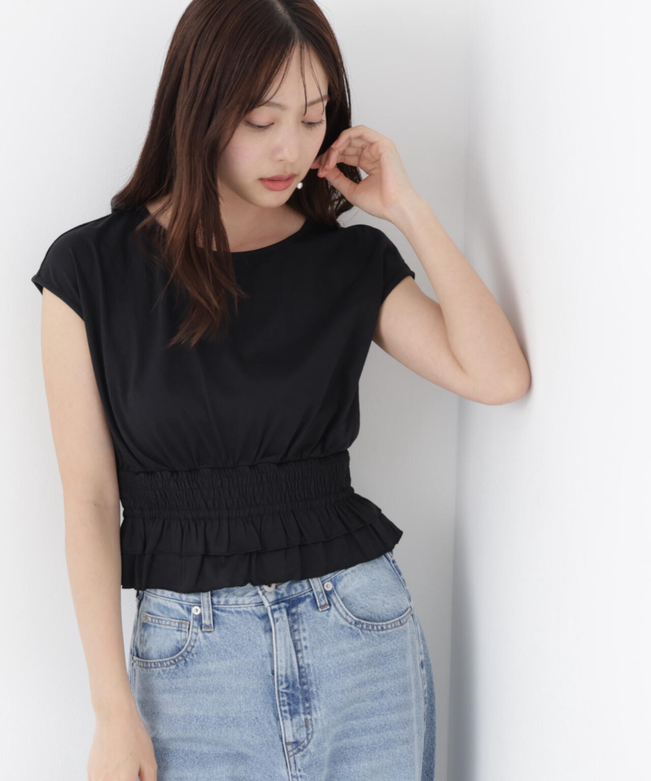 ウエストギャザーカットトップス | PROPORTION BODY DRESSING