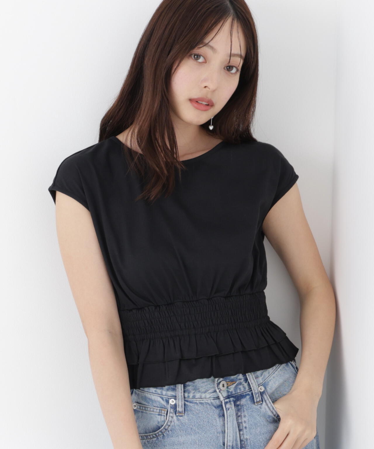 ウエストギャザーカットトップス | PROPORTION BODY DRESSING