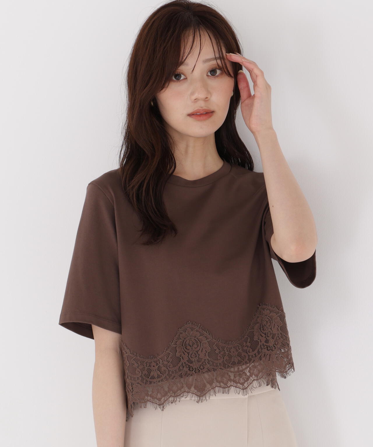 レーストリムカットソー | PROPORTION BODY DRESSING（プロポーション