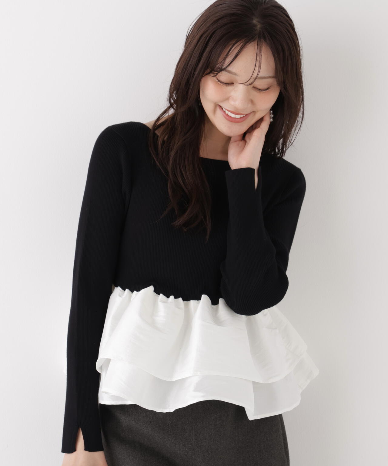 166cm B:78 W:56 H:83 S:24.5cm 着用サイズ：FR