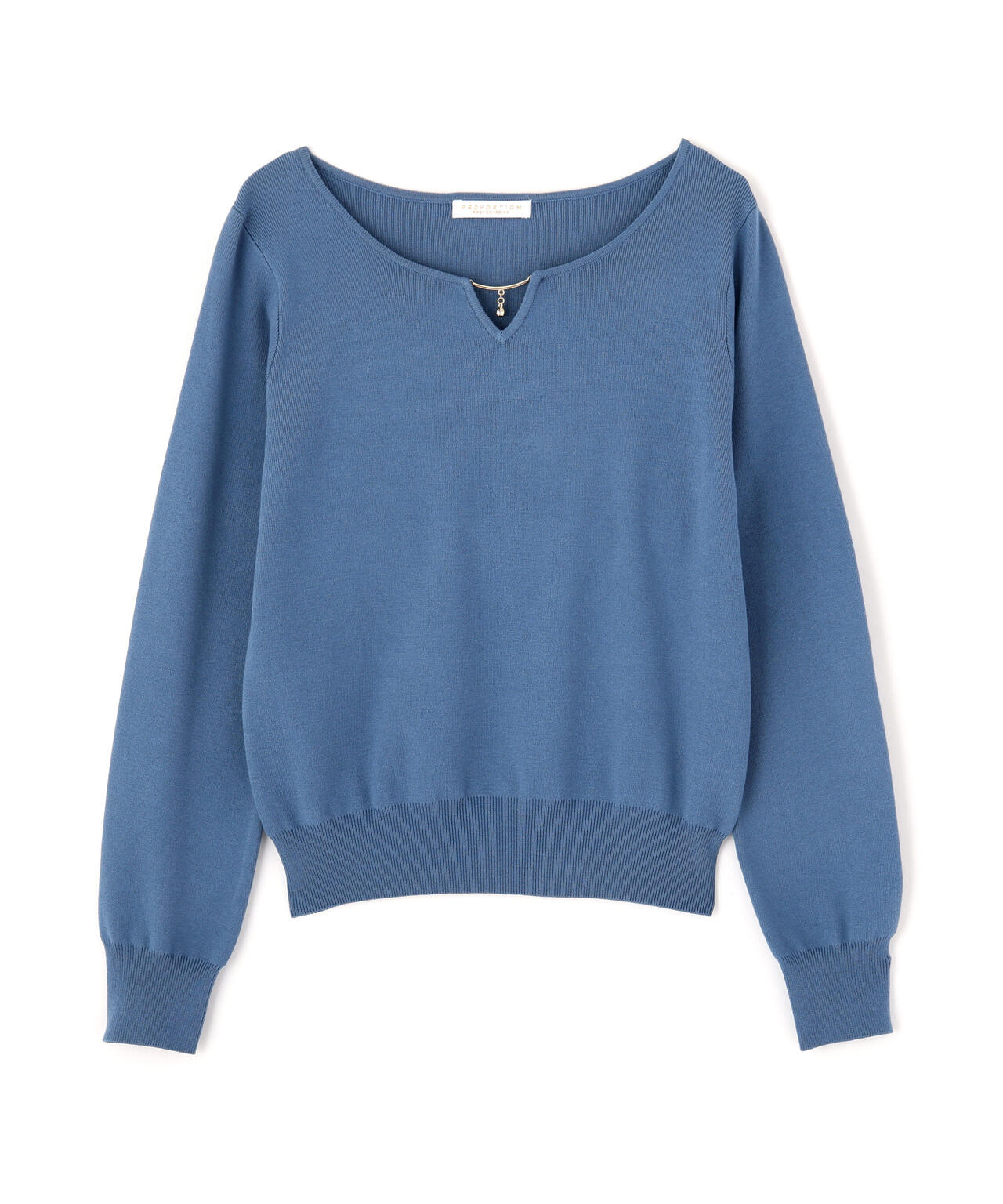 キラ付きハートネック総針トップス | PROPORTION BODY DRESSING