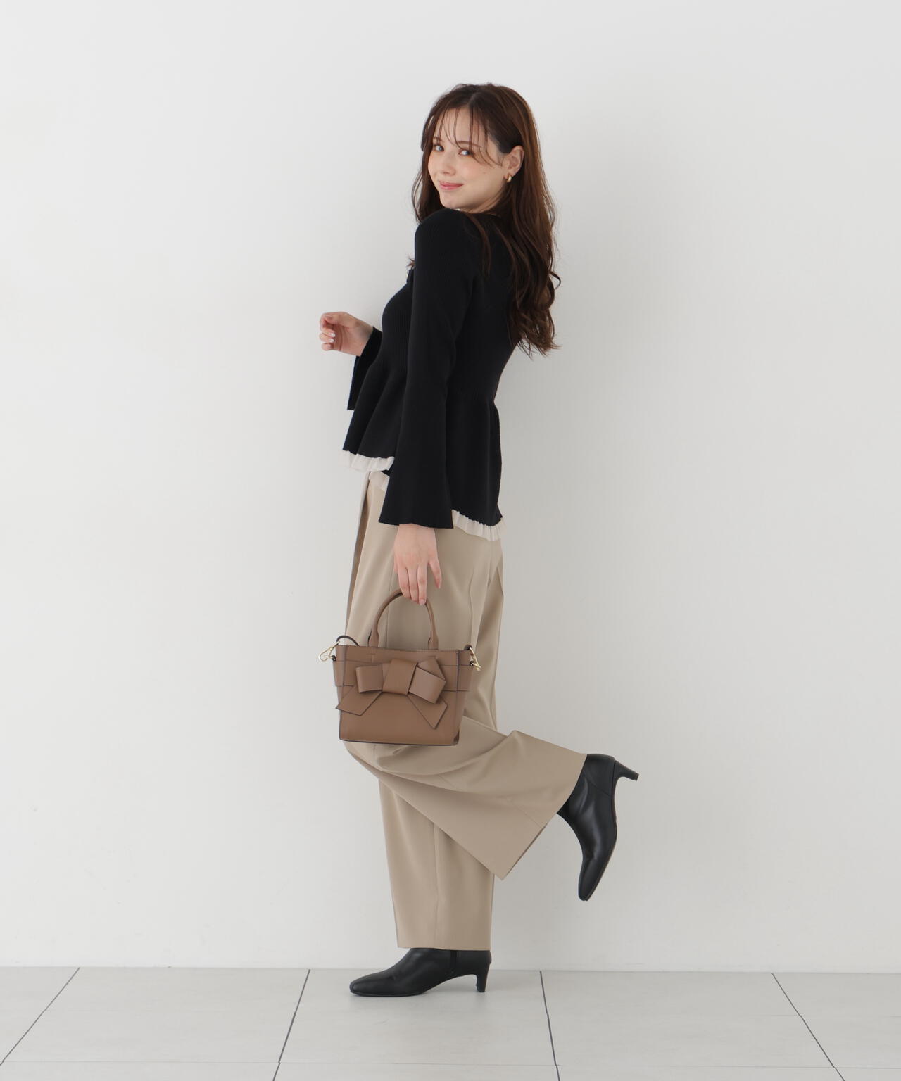 フロントリボンスクエアバッグ | PROPORTION BODY DRESSING