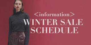 ＜ INFORMATION ＞WINTER SALE ＆SCHEDULE ｜PINKY&DIANNE｜画像