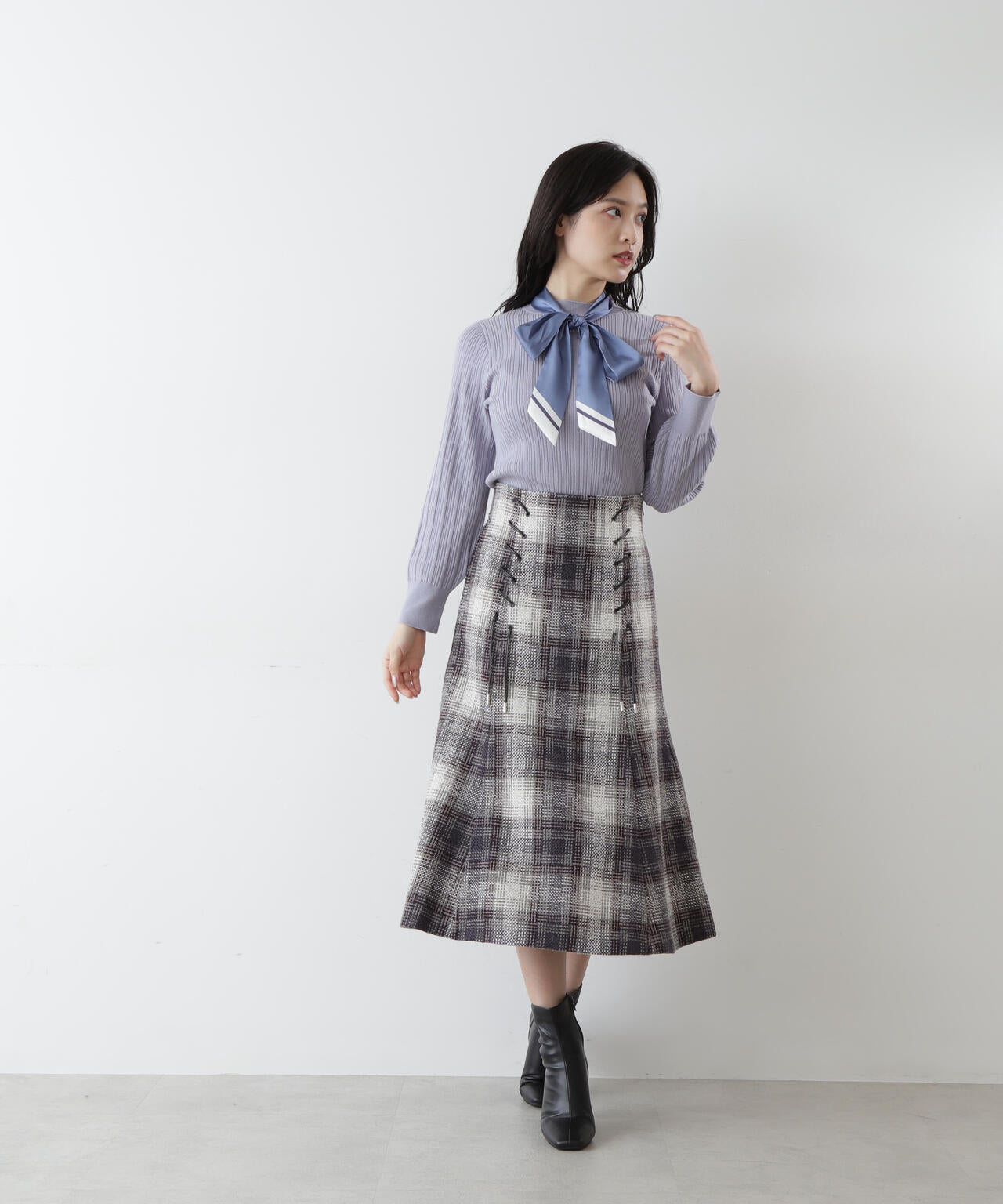 ループチェックスカート | JILL by JILL STUART（ジル バイ ジル