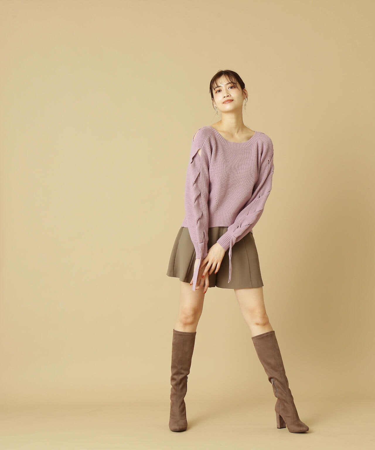 ベーシックフレアショートパンツ