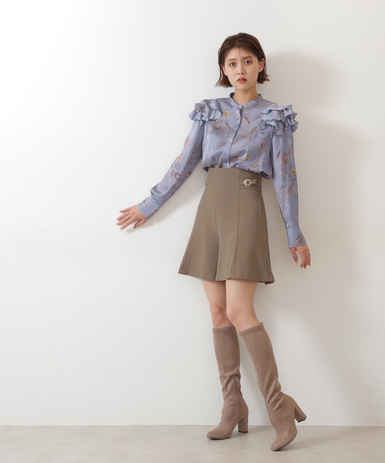 ベーシックフレアショートパンツ