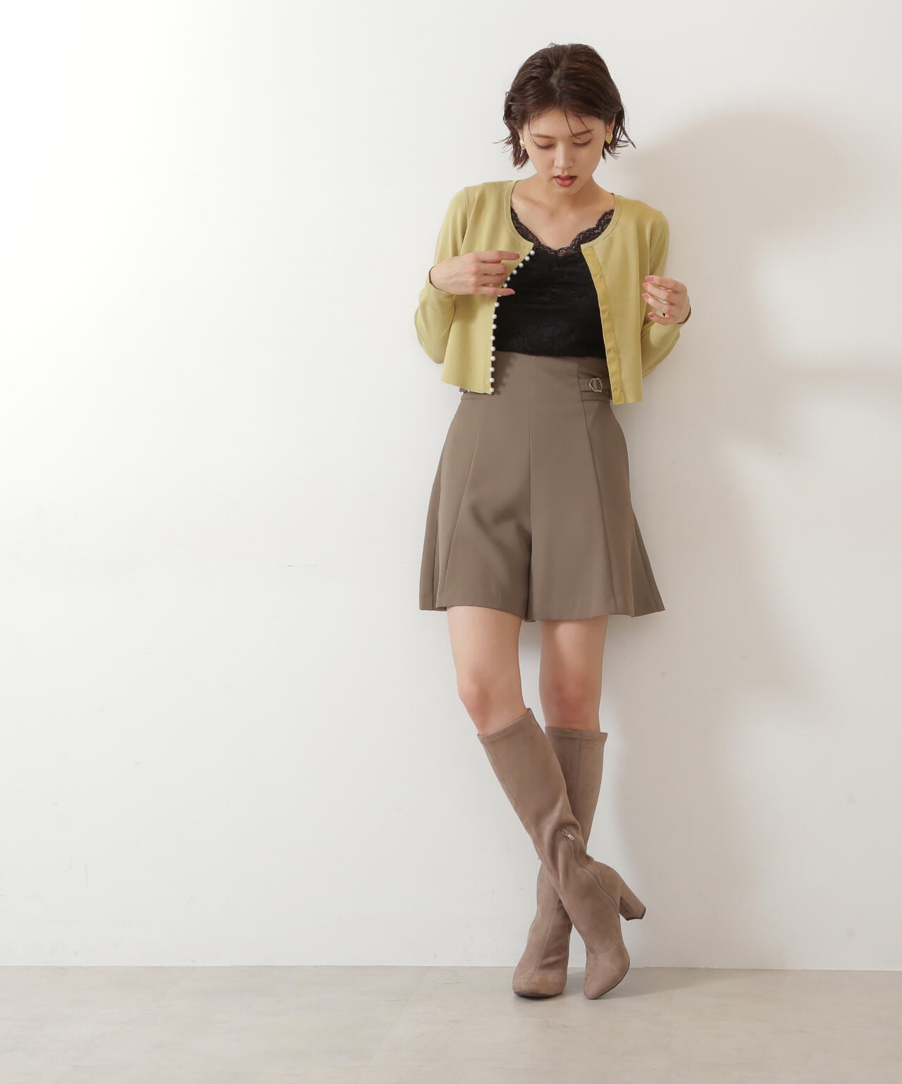 ベーシックフレアショートパンツ