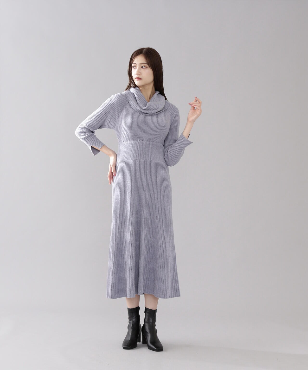 【美人百花11月号 宮田聡子さん着用商品】ミディブーツ