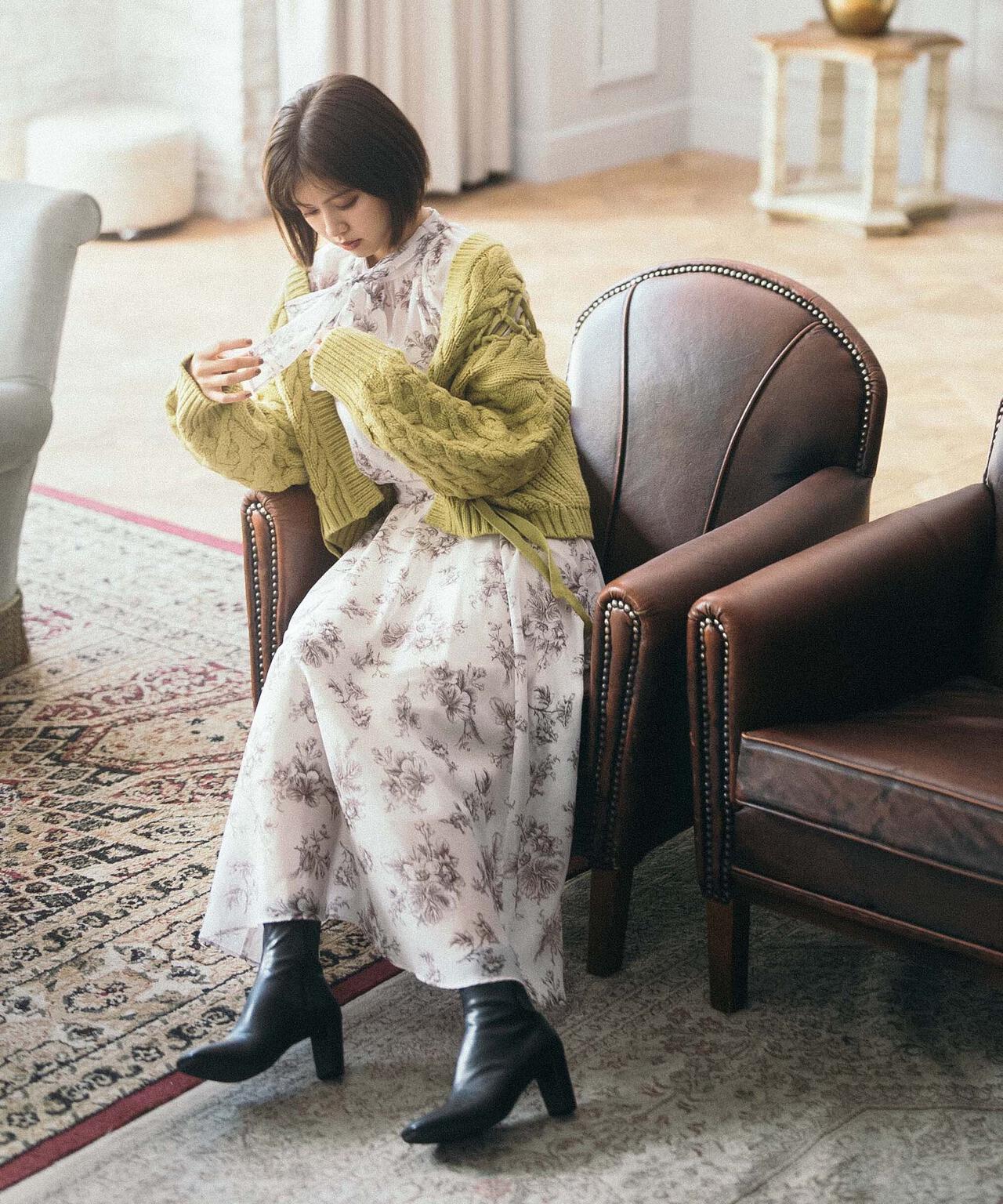 【美人百花11月号 宮田聡子さん着用商品】ミディブーツ