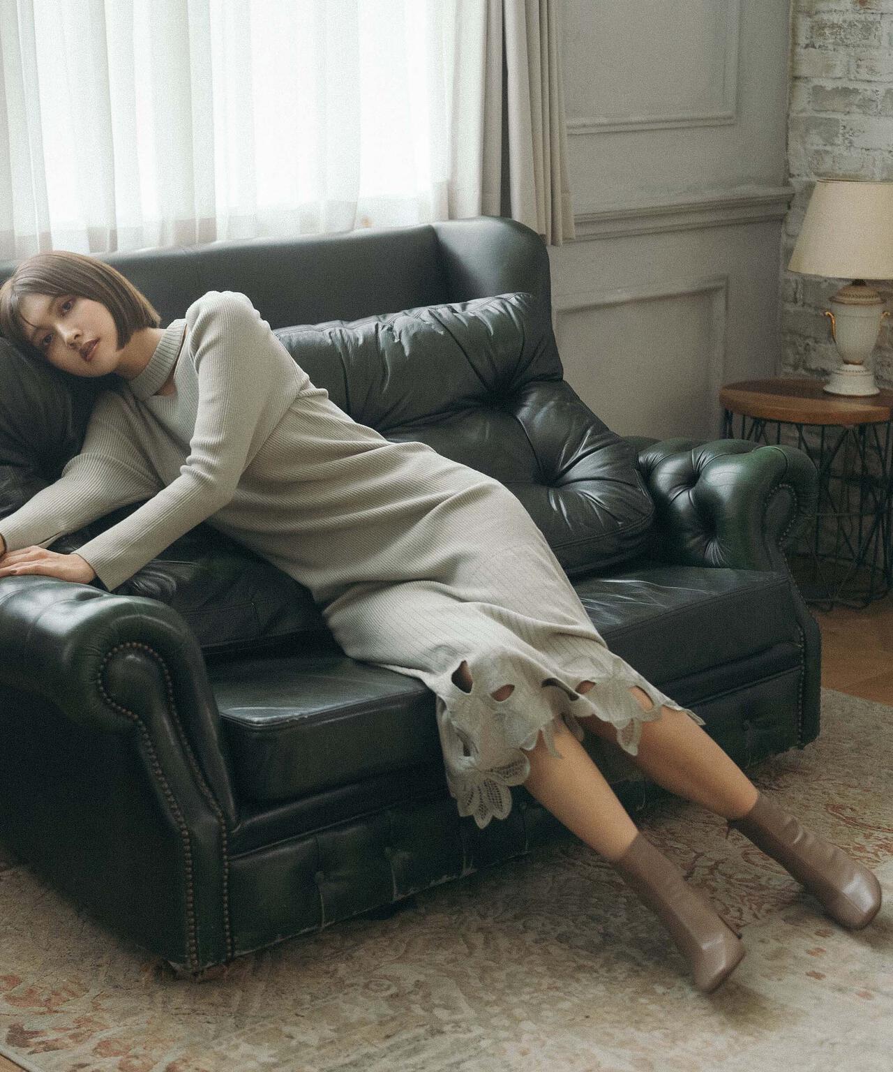 【美人百花11月号 宮田聡子さん着用商品】ミディブーツ