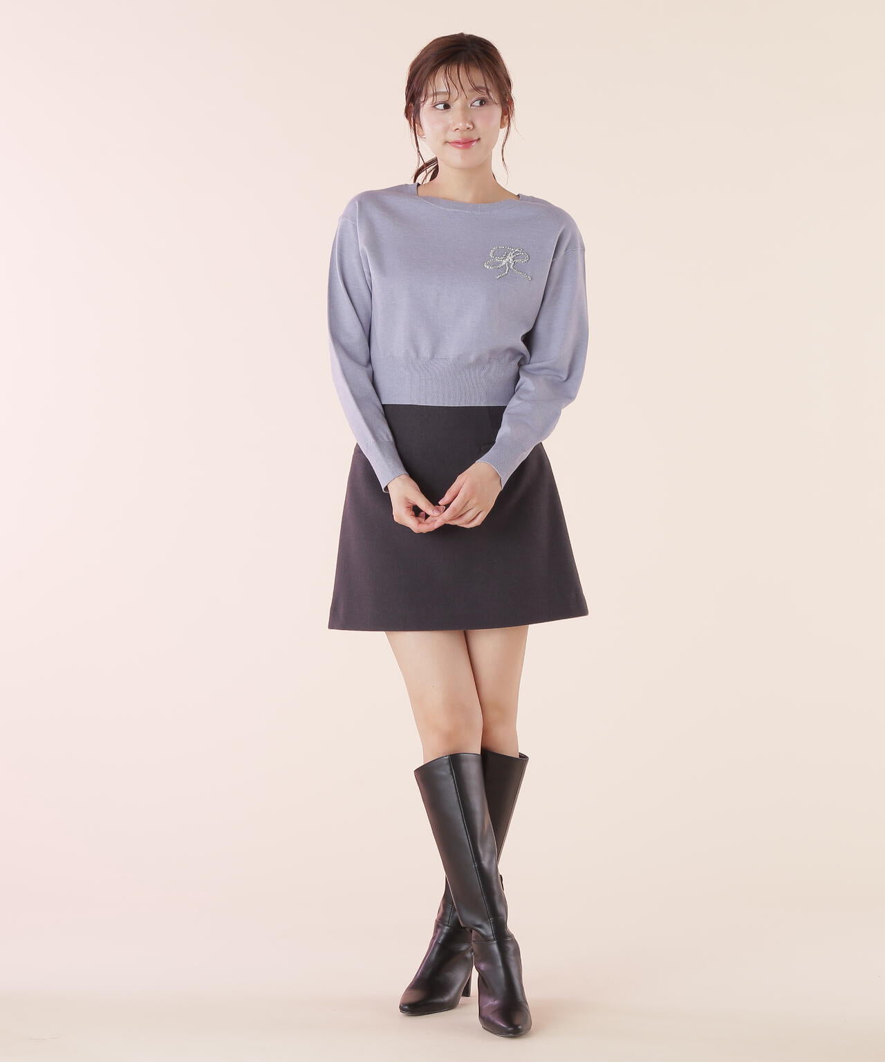 ハイウエストミニスカート