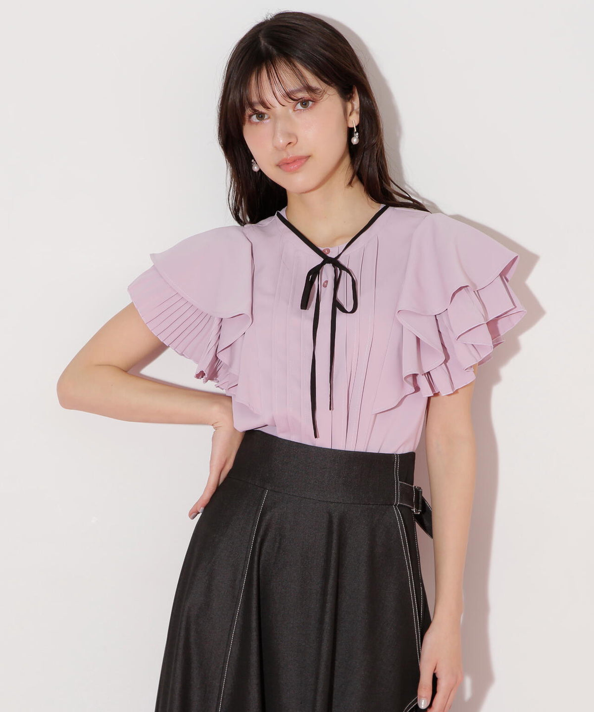 フロントタックフレアスリーブブラウス | JILL by JILL STUART（ジル 