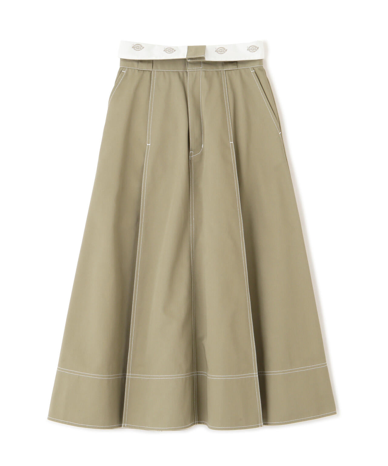 「Dickies × JILL by JILL STUART」別注ステッチロングスカート