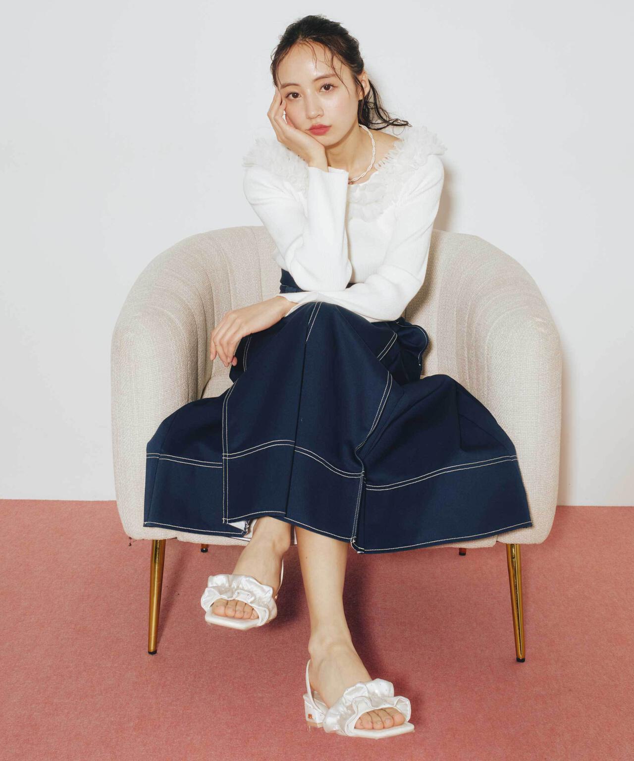 「Dickies × JILL by JILL STUART」別注ステッチロングスカート