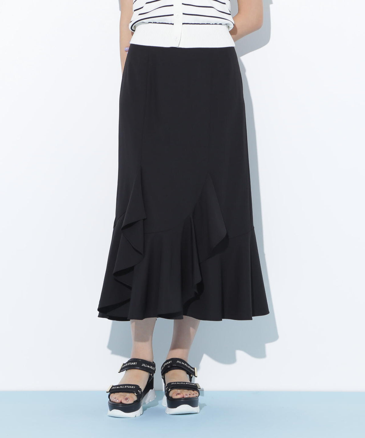 ラッフルマーメイドスカート