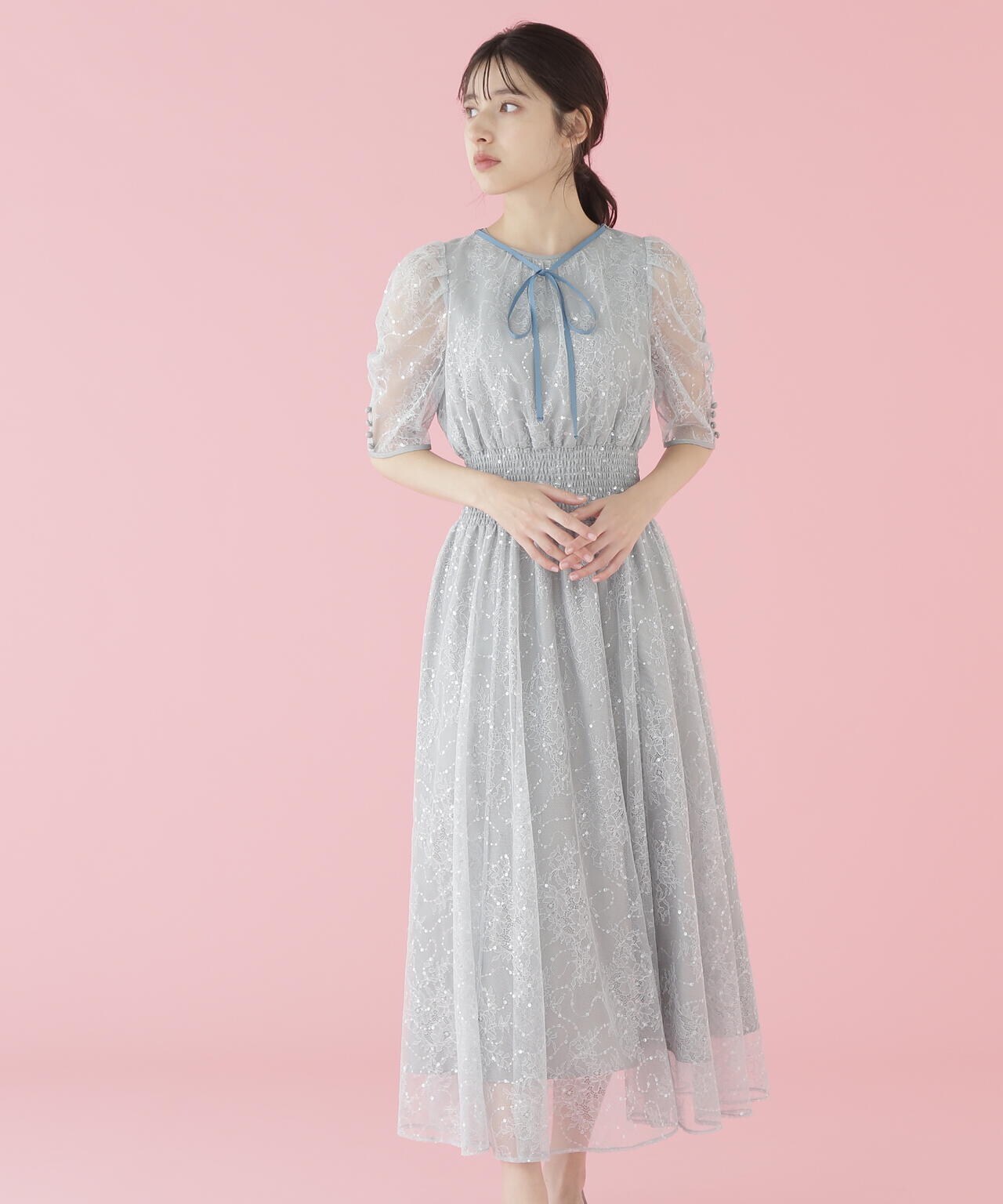 スパンコール付きレースワンピース | JILL by JILL STUART（ジル バイ