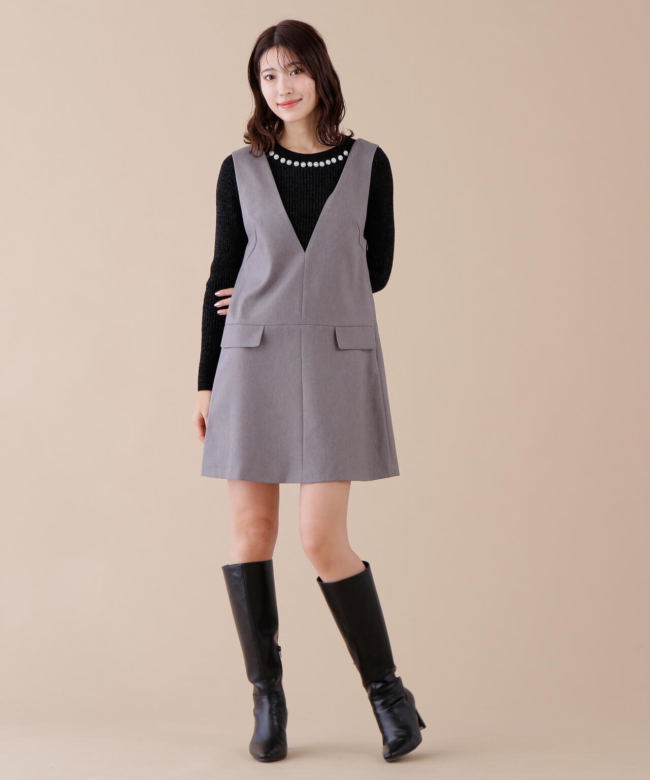 バックリボンミニジャンスカ | JILL by JILL STUART（ジル バイ ジル