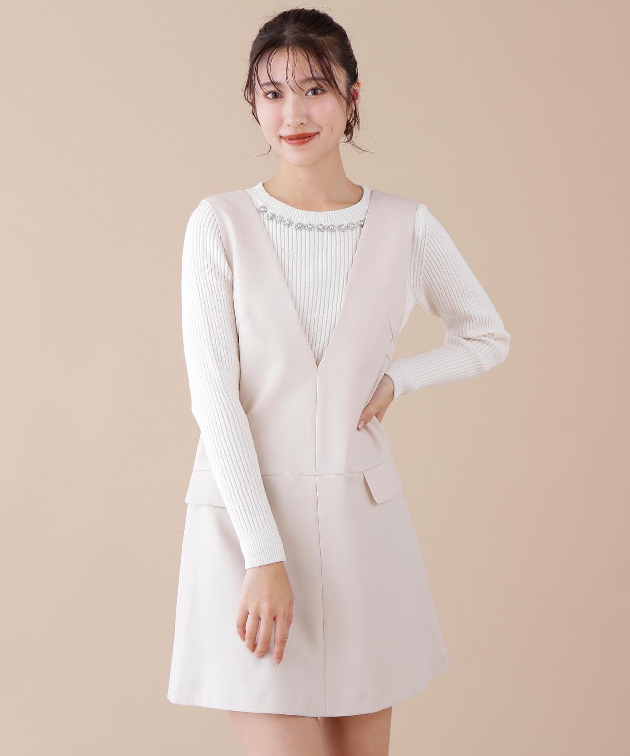 バックリボンミニジャンスカ | JILL by JILL STUART（ジル バイ ジル