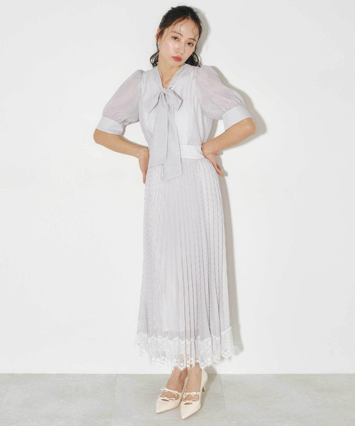 ヘムレースボウタイワンピース | JILL by JILL STUART（ジル バイ ジル 