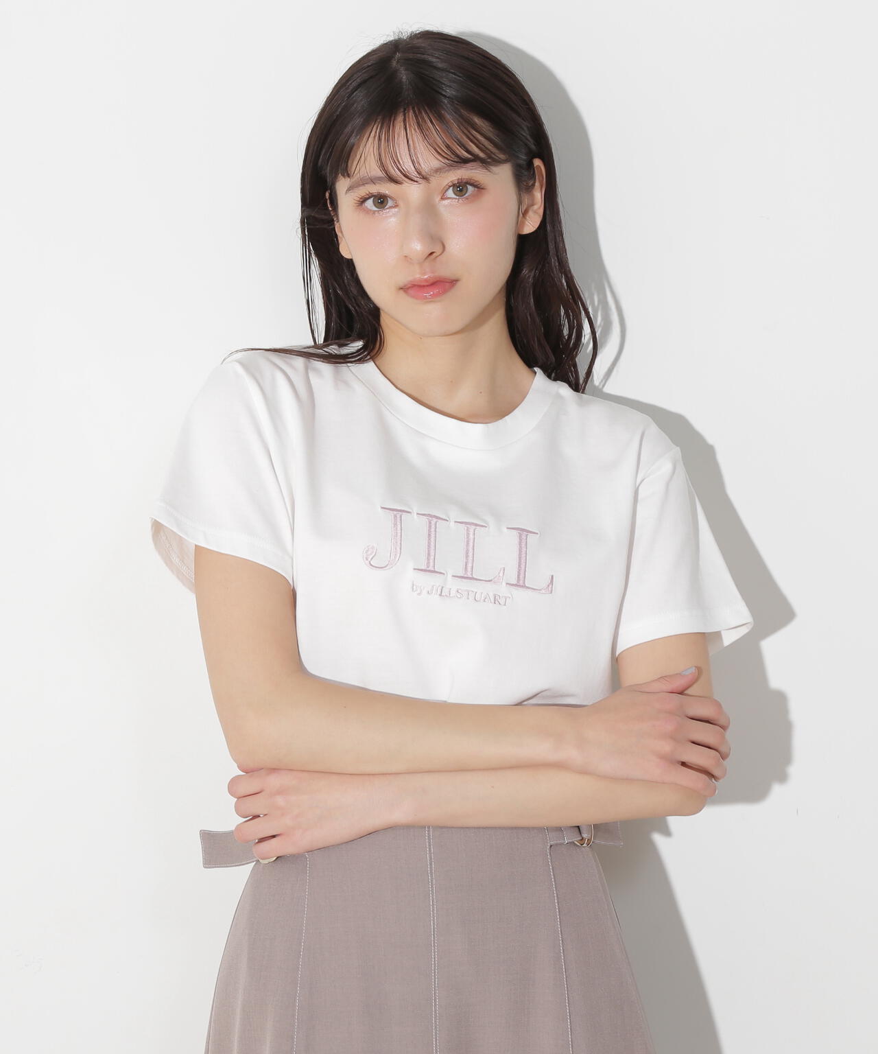 刺繍ロゴTシャツオーガニックコットン | JILL by JILL STUART（ジル