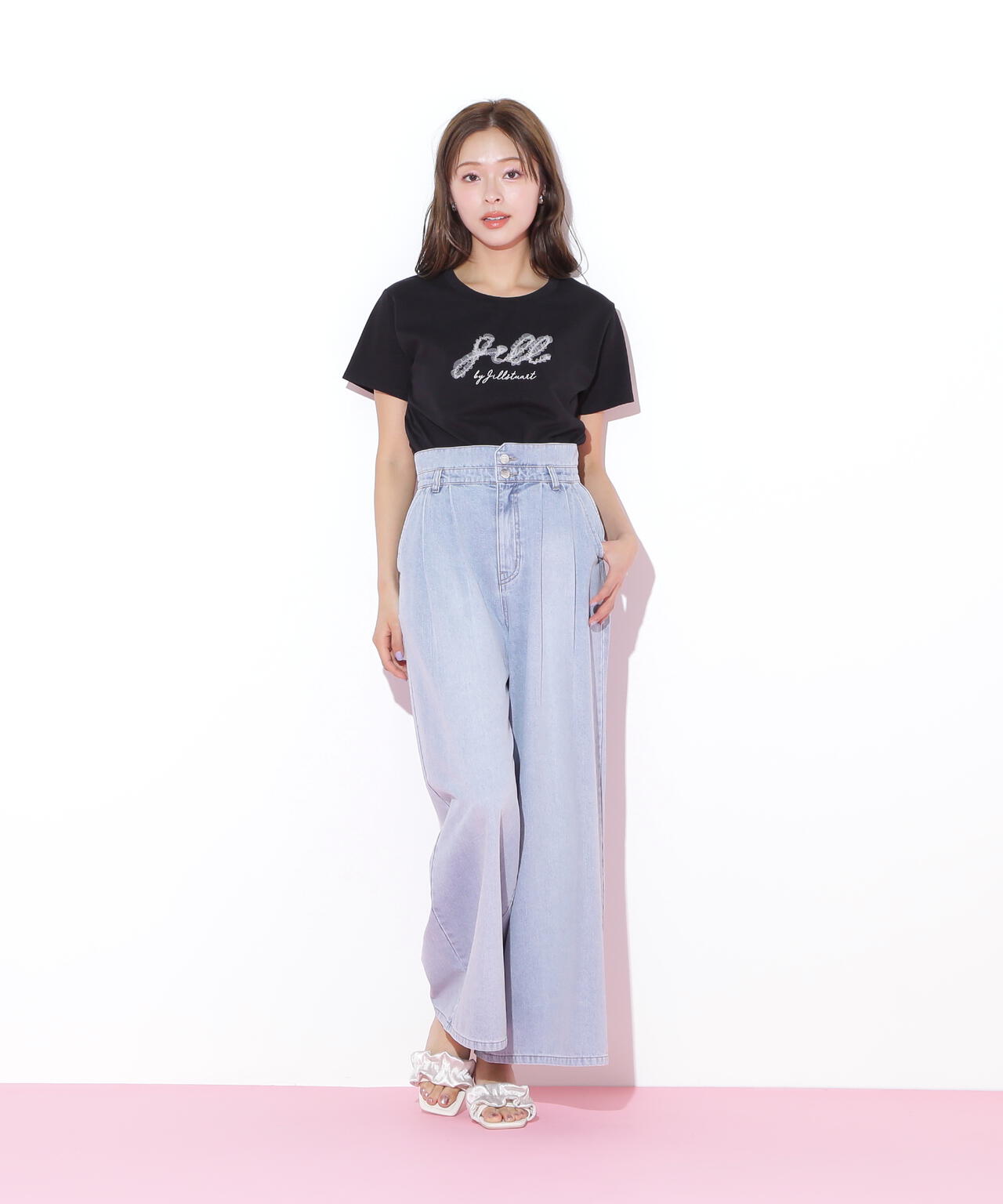 チュールフリルロゴTシャツ | JILL by JILL STUART（ジル バイ