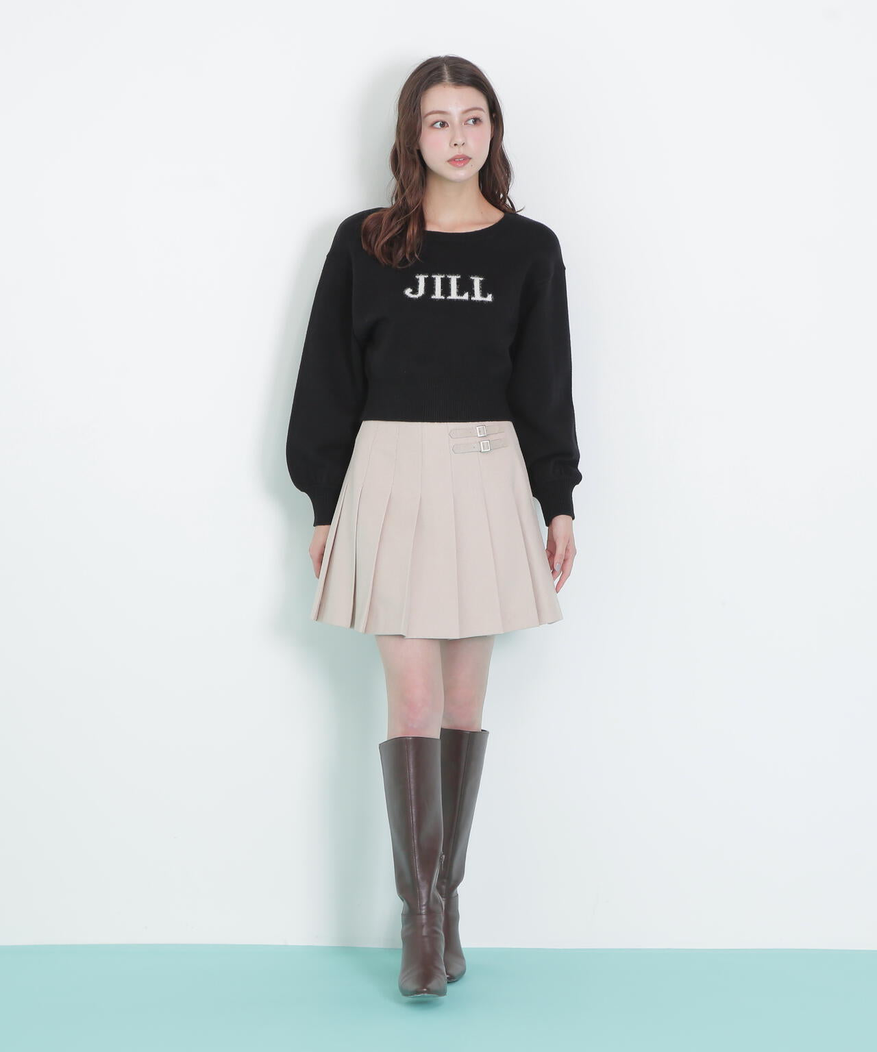 バリエ―ションジャガードロゴニット | JILL by JILL STUART（ジル バイ