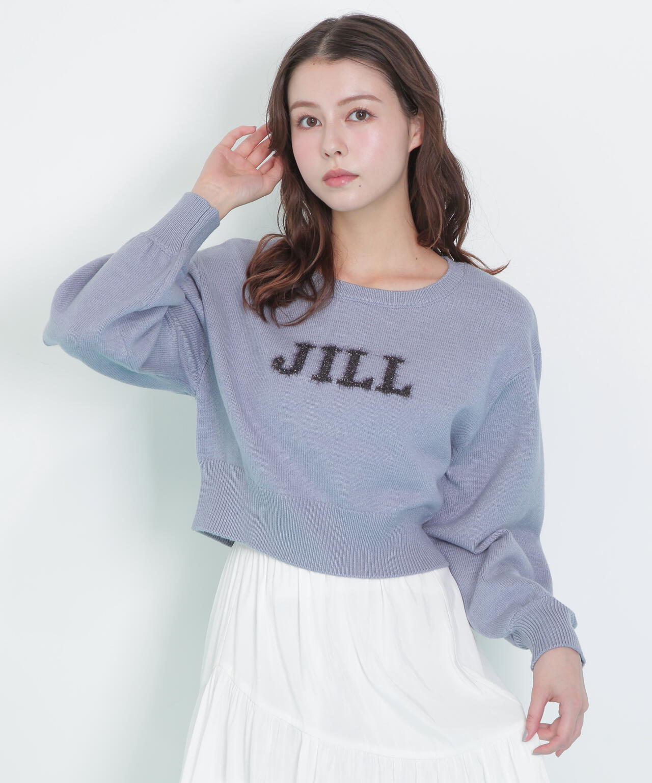 バリエ―ションジャガードロゴニット | JILL by JILL STUART バリエ―ションジャガードロゴニット | JILL by JILL STUART