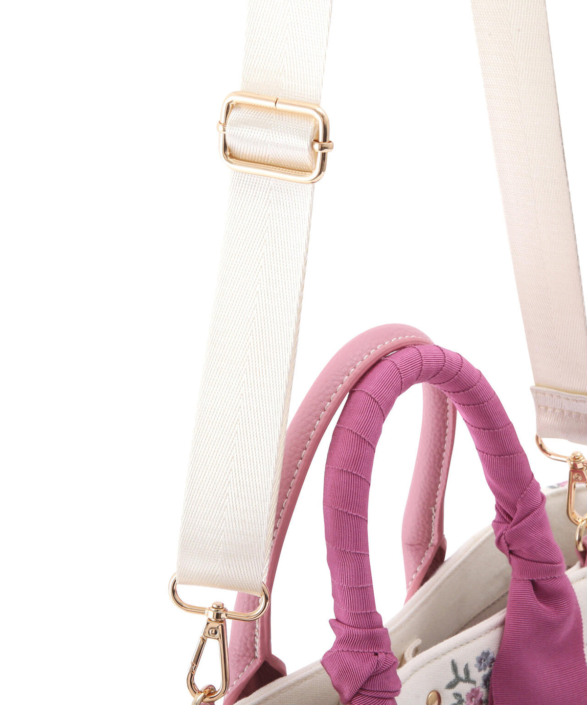 エンブロイダリーブルームトートバッグ