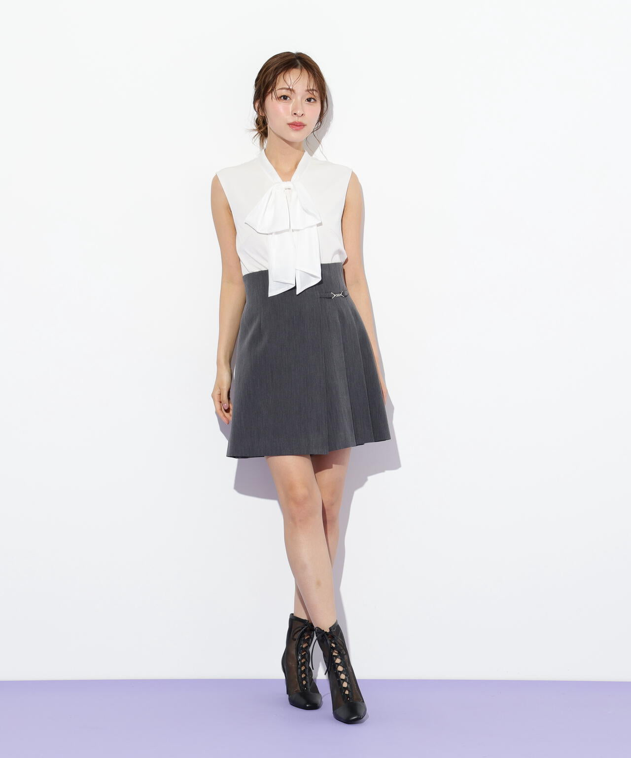 ビッグボウタイブラウス