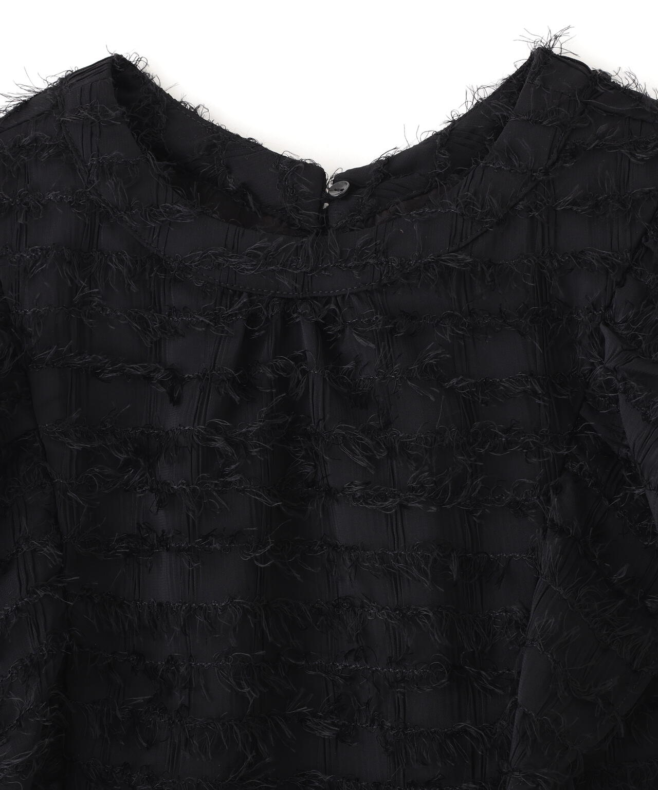 フェザーチェックブラウス