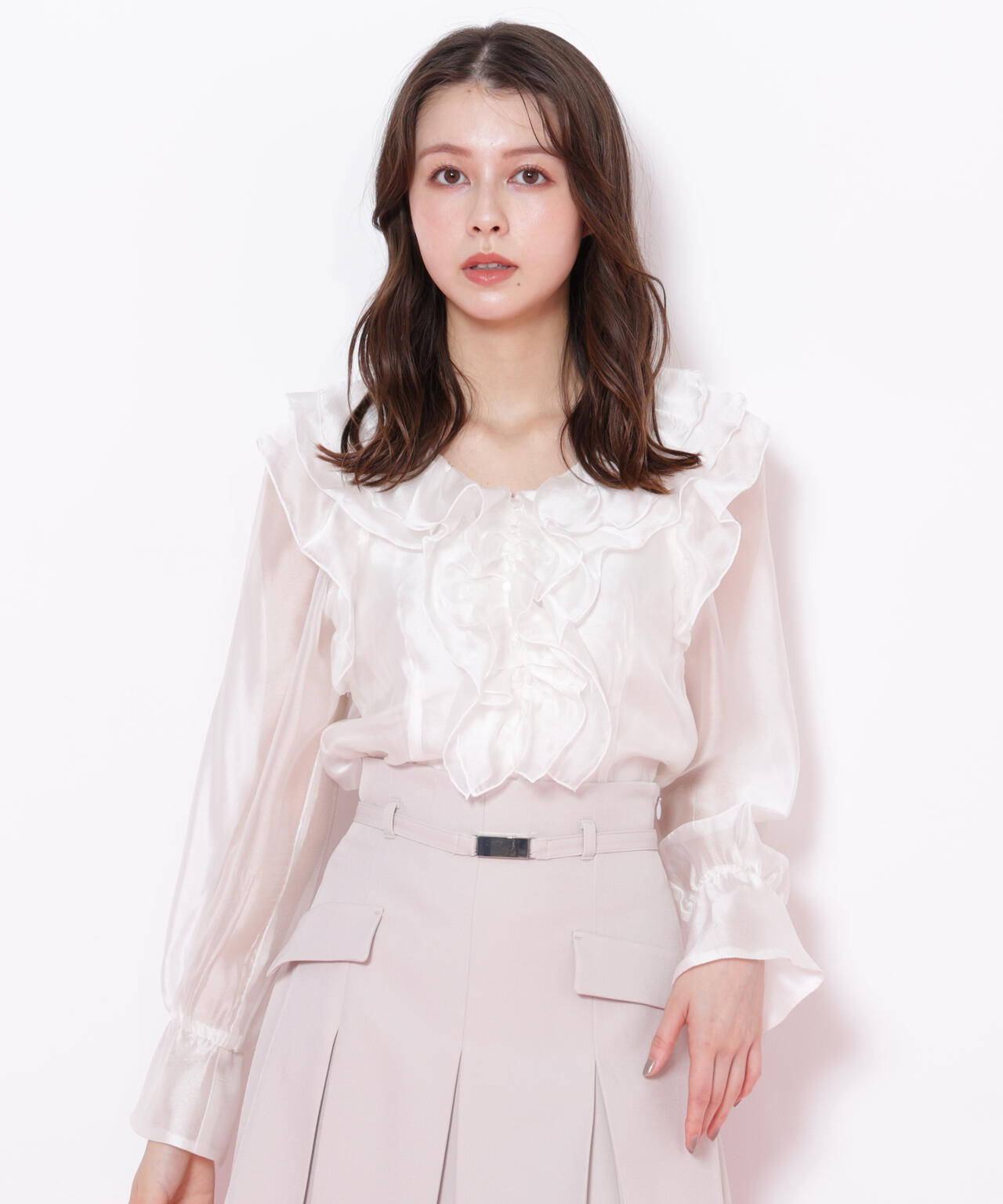 シアーフリルブラウス | JILL by JILL STUART（ジル バイ ジル