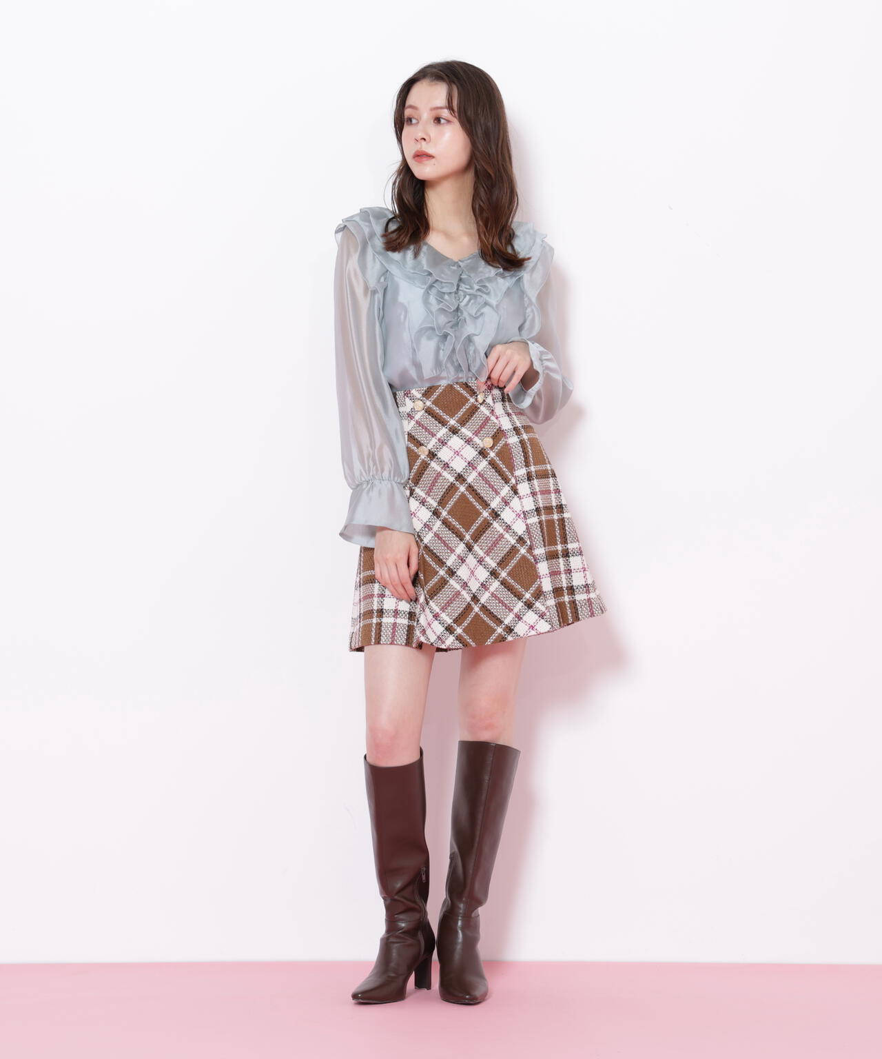 シアーフリルブラウス | JILL by JILL STUART（ジル バイ ジル