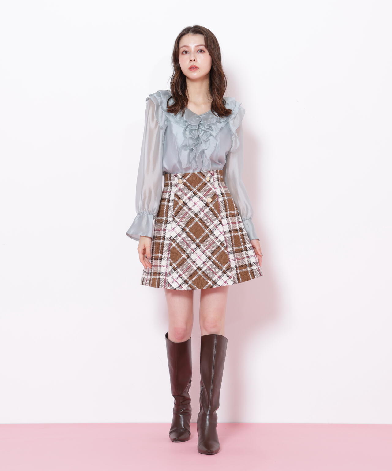 シアーフリルブラウス | JILL by JILL STUART（ジル バイ ジル