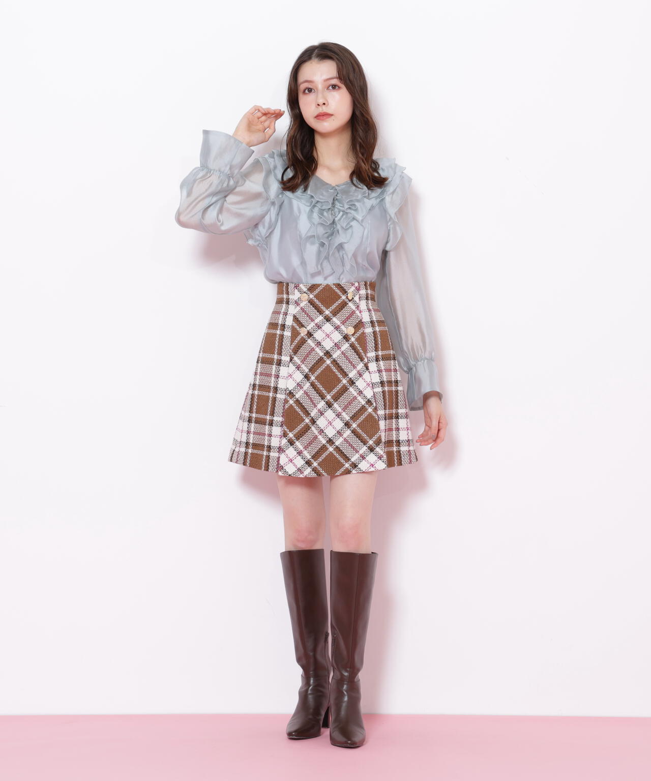 シアーフリルブラウス | JILL by JILL STUART（ジル バイ ジル