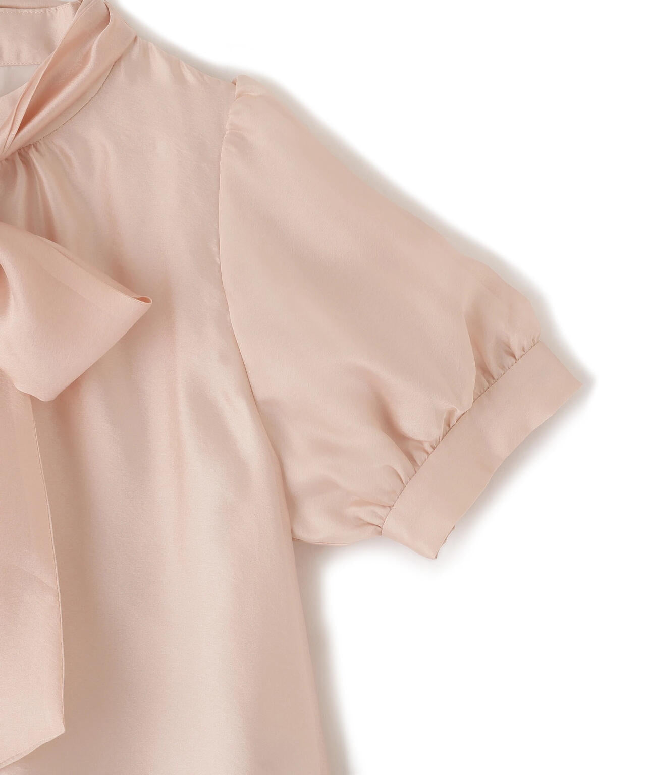 バルーンスリーブボウタイブラウス