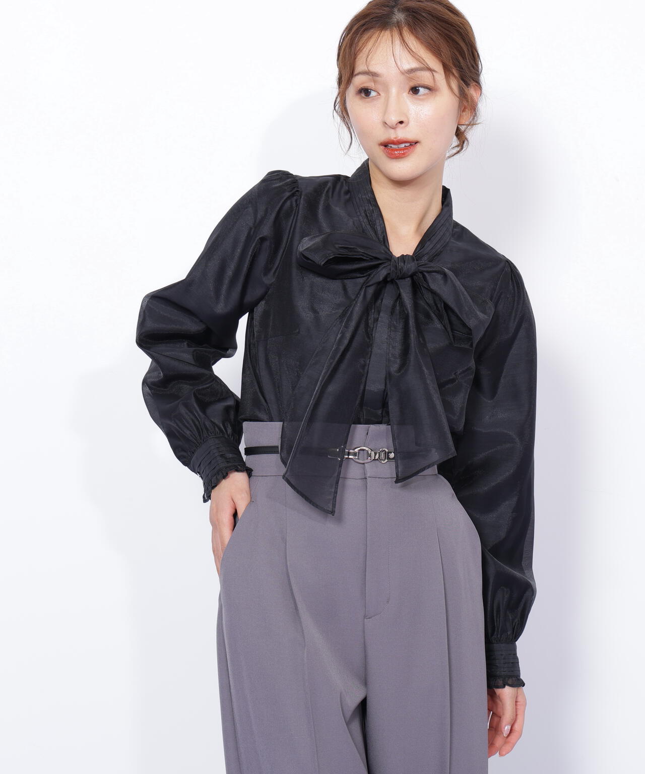 ピンタックビッグリボンブラウス | JILL by JILL STUART（ジル バイ