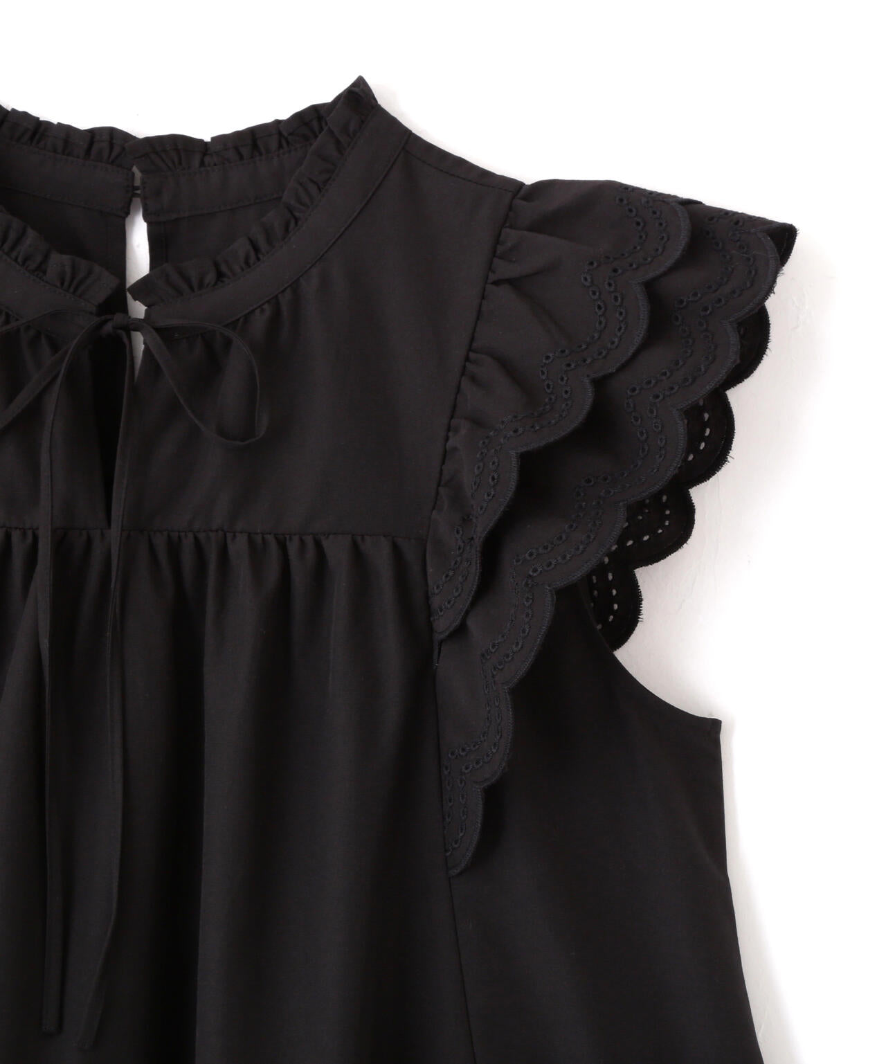 カットワークティアードチュニック