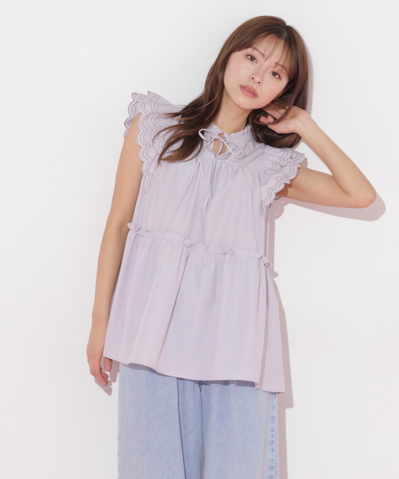 カットワークティアードチュニック | JILL by JILL STUART（ジル バイ