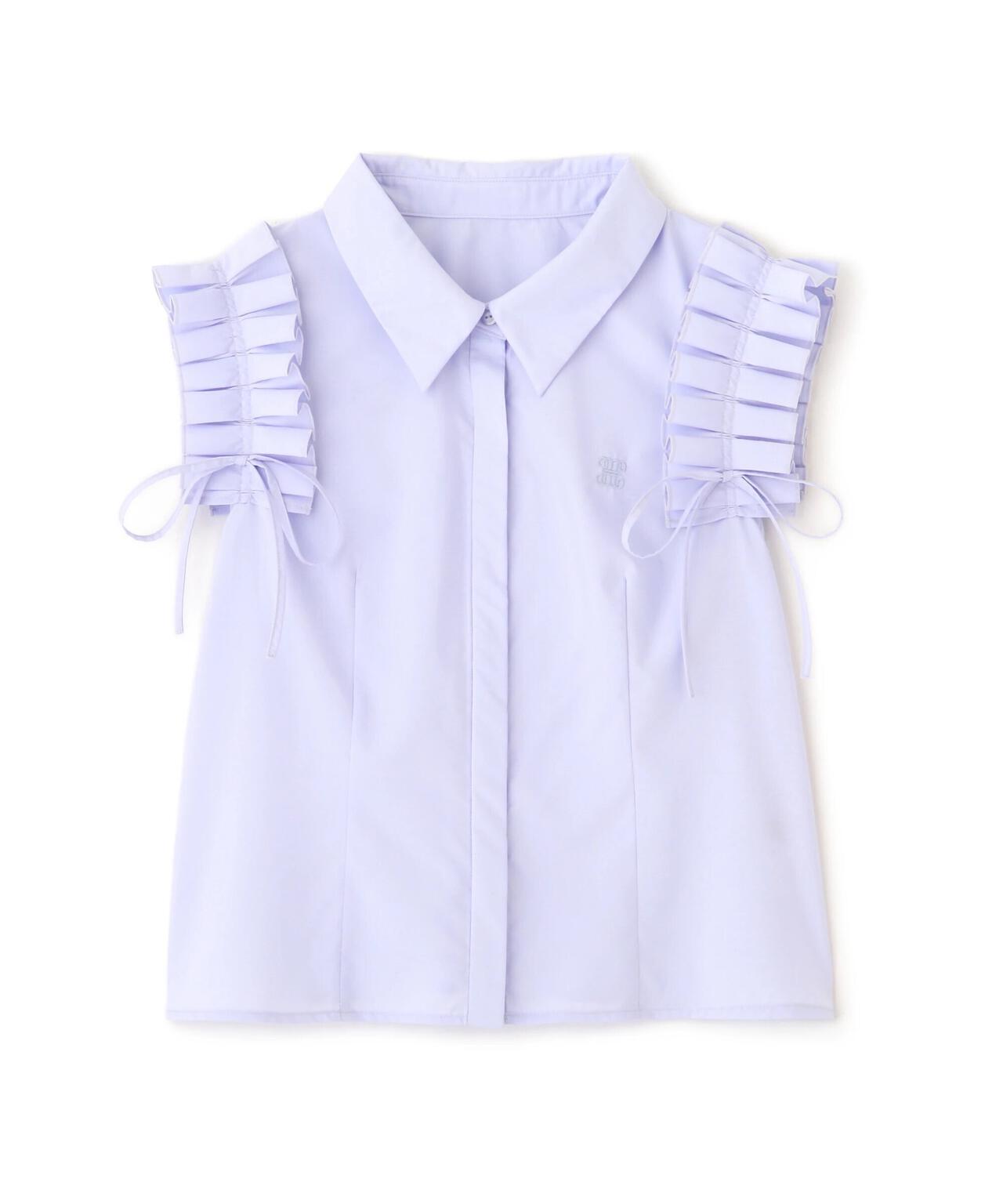 ショルダーフリルブラウス