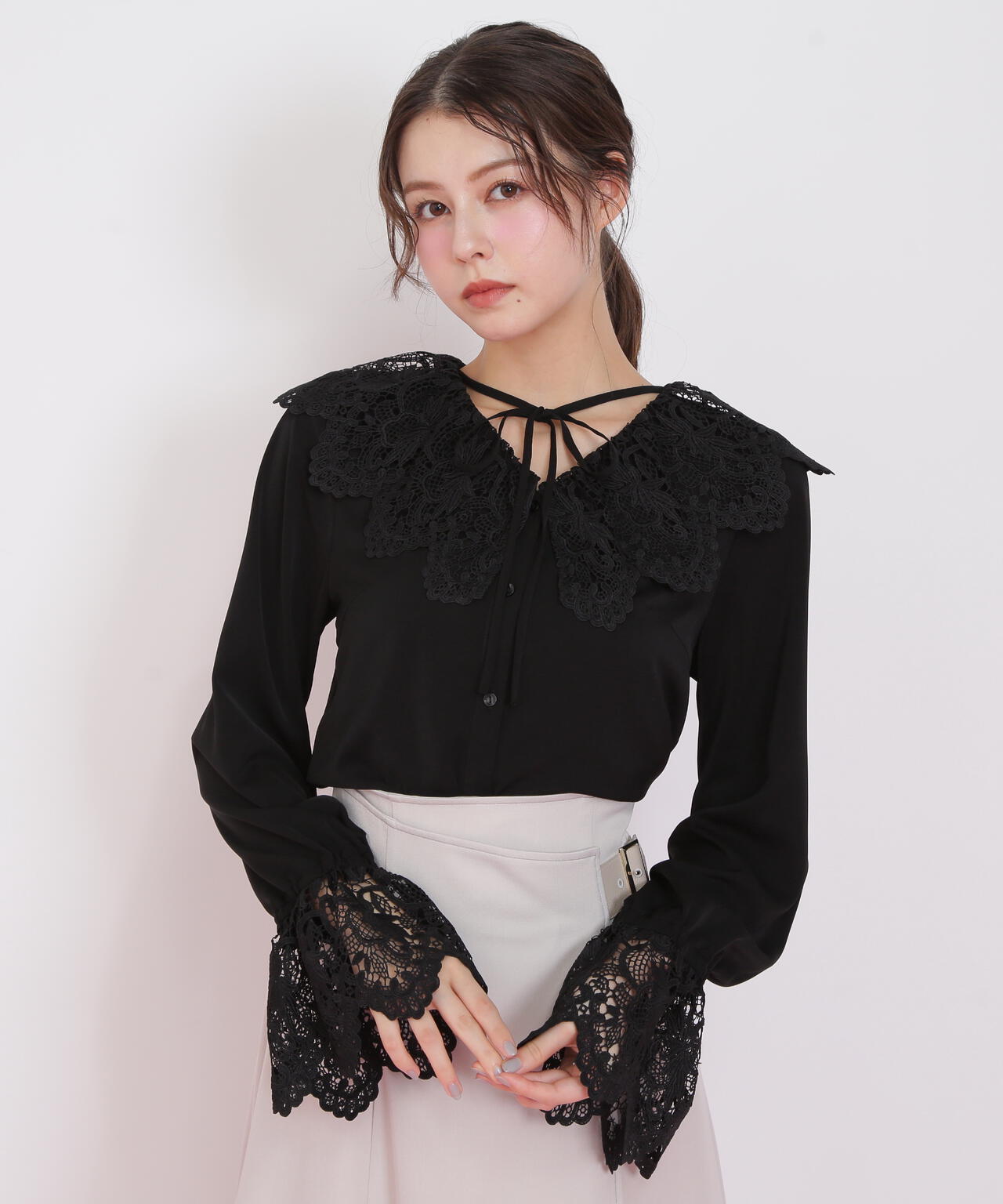 レース衿ブラウス | JILL by JILL STUART（ジル バイ ジル