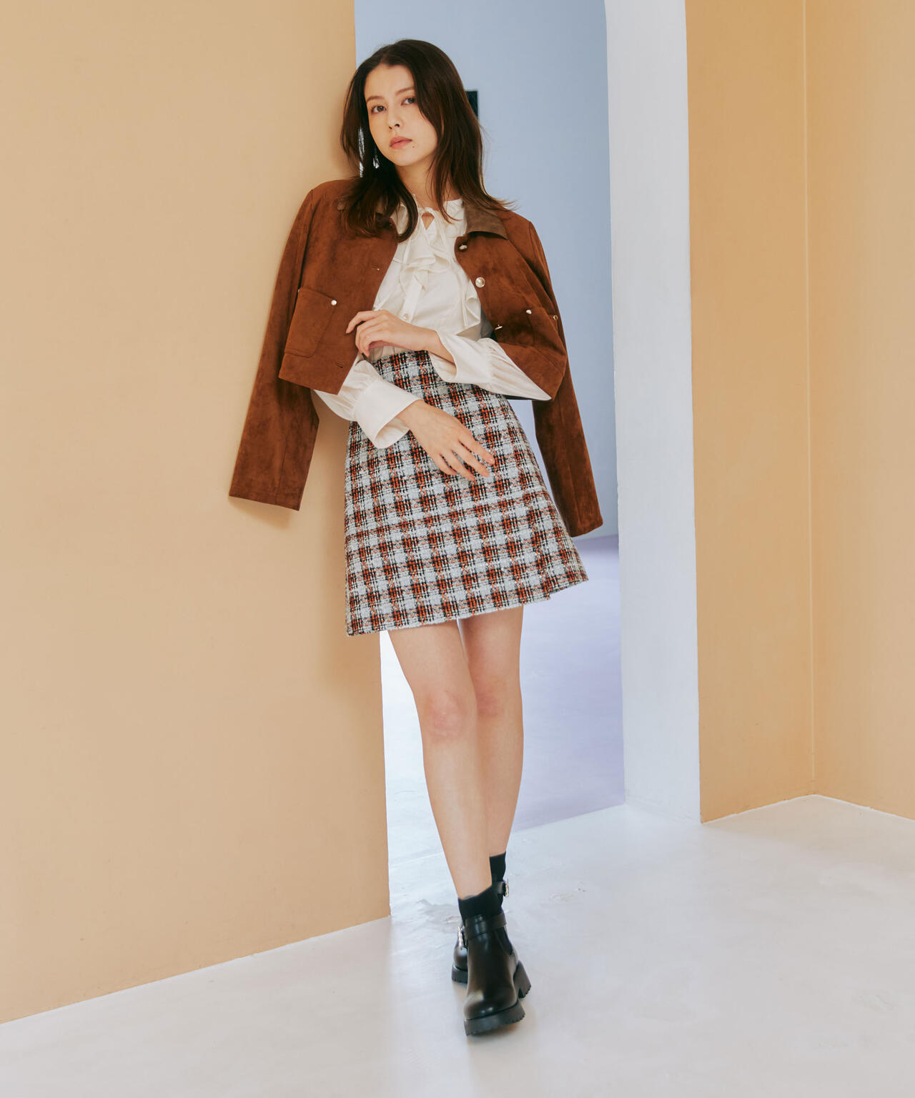 長袖ラッフルブラウス | JILL by JILL STUART（ジル バイ ジル