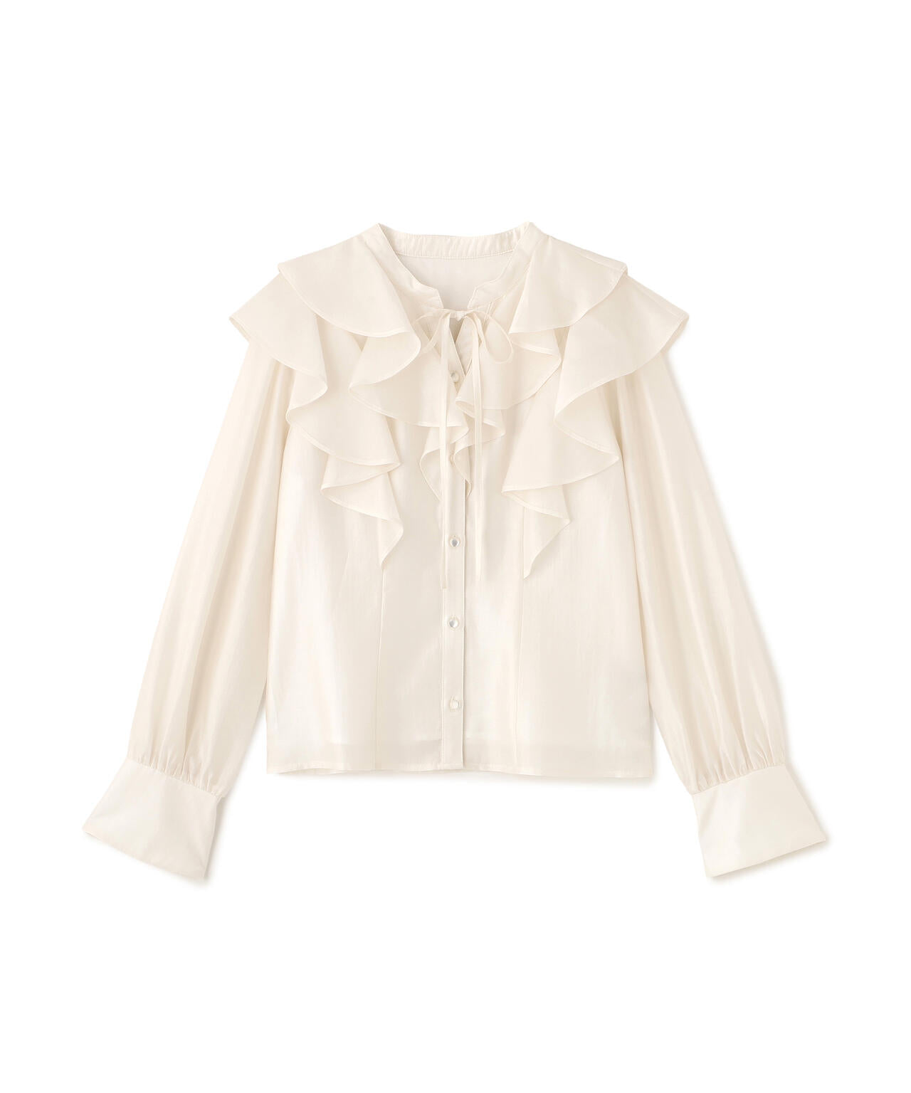 長袖ラッフルブラウス | JILL by JILL STUART（ジル バイ ジル