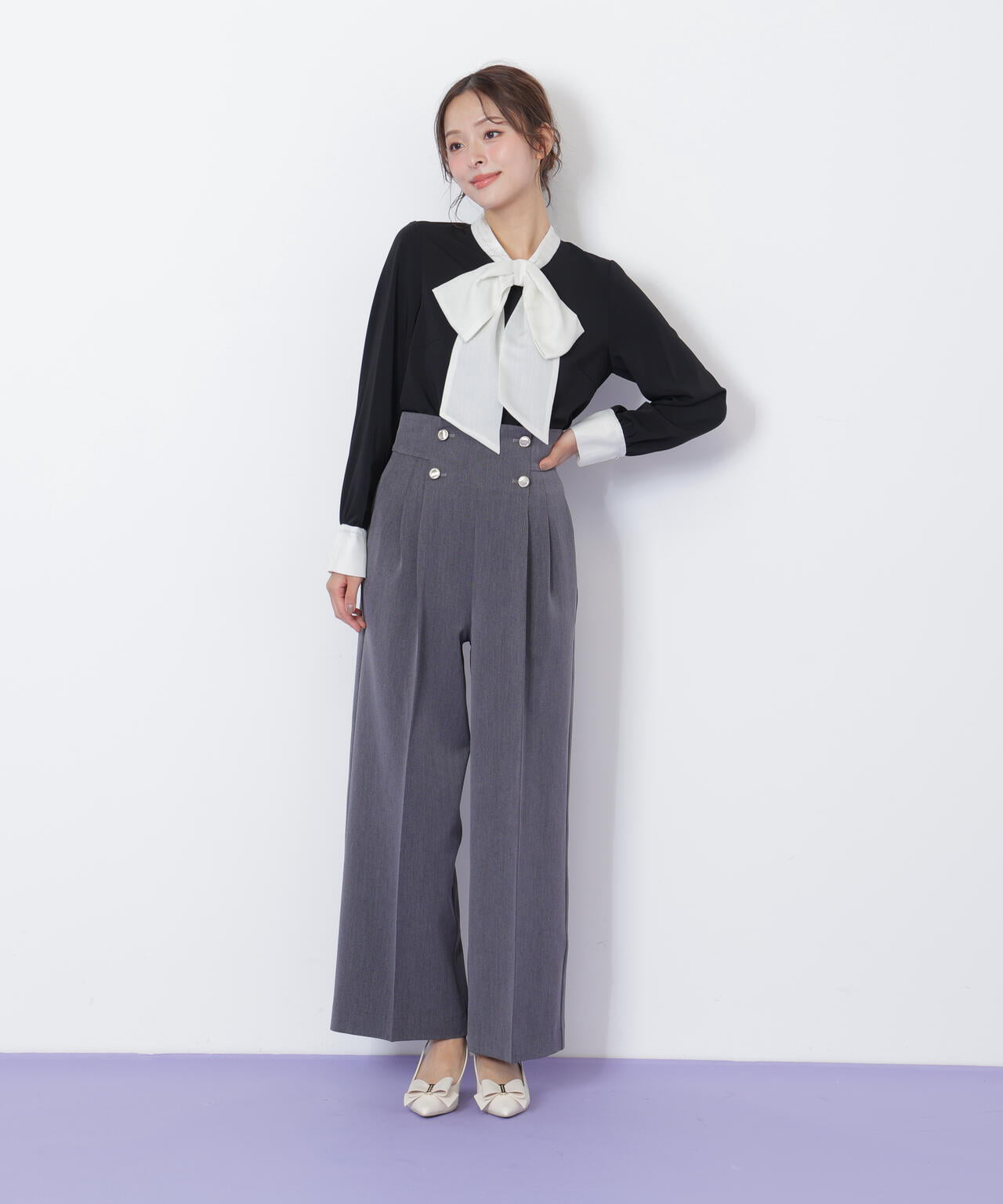 ビッグボウタイブラウス | JILL by JILL STUART（ジル バイ ジル