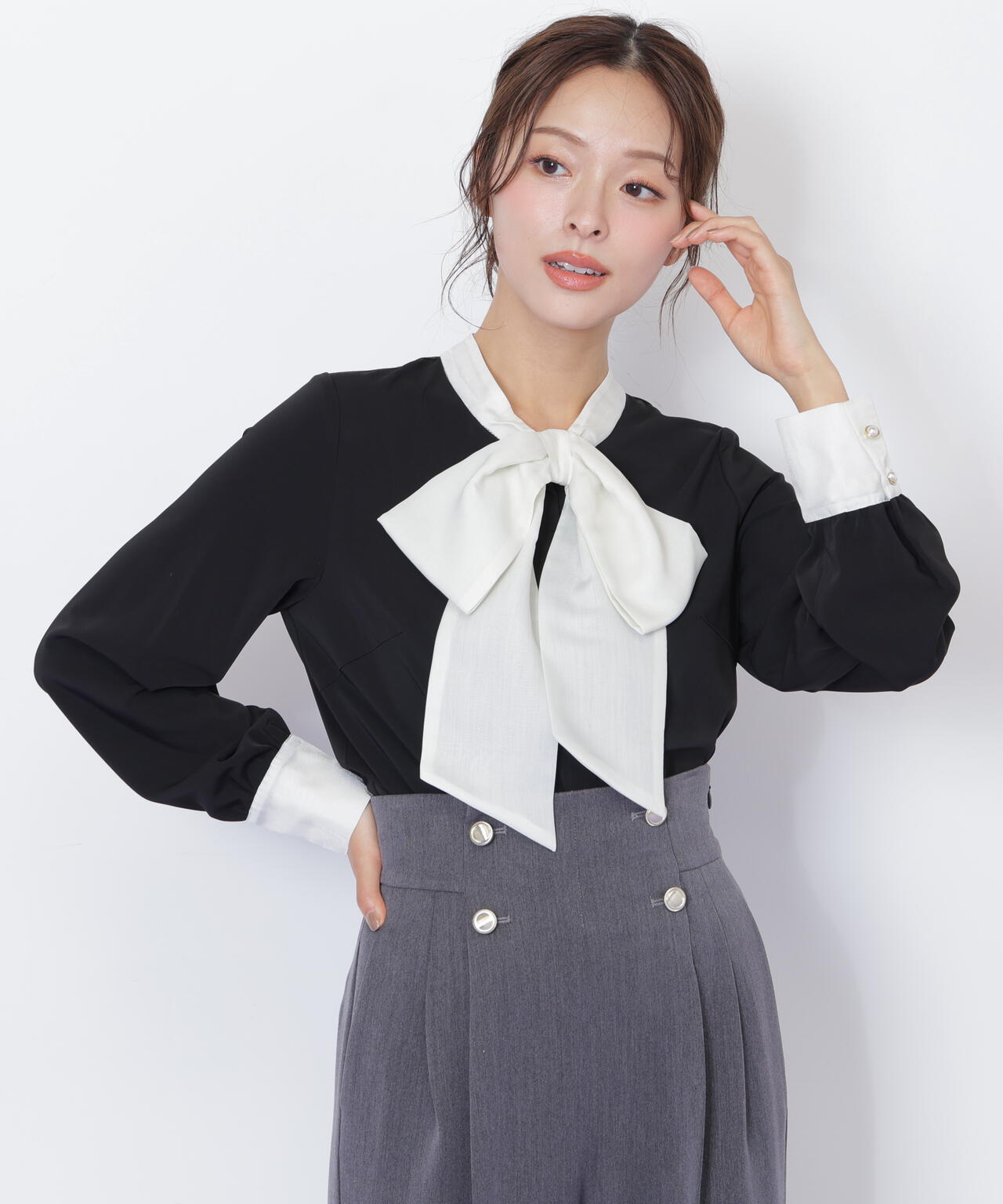 ビッグボウタイブラウス | JILL by JILL STUART（ジル バイ ジル