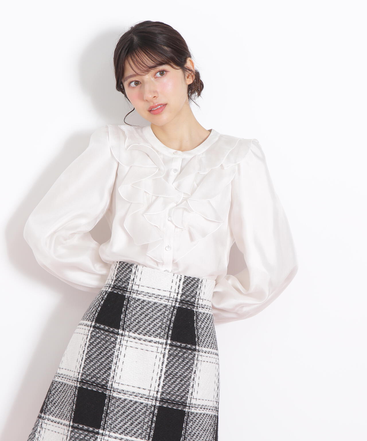 フロントフリルシアーブラウス | JILL by JILL STUART（ジル バイ ジル