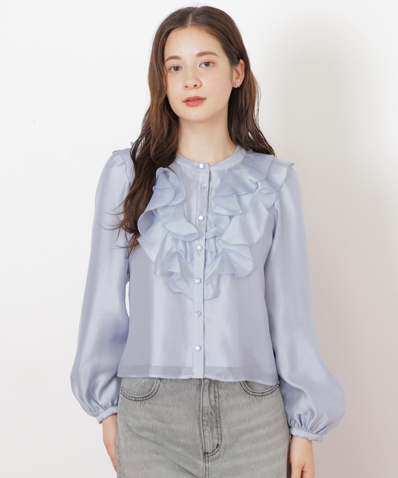 フロントフリルシアーブラウス | JILL by JILL STUART（ジル バイ ジル