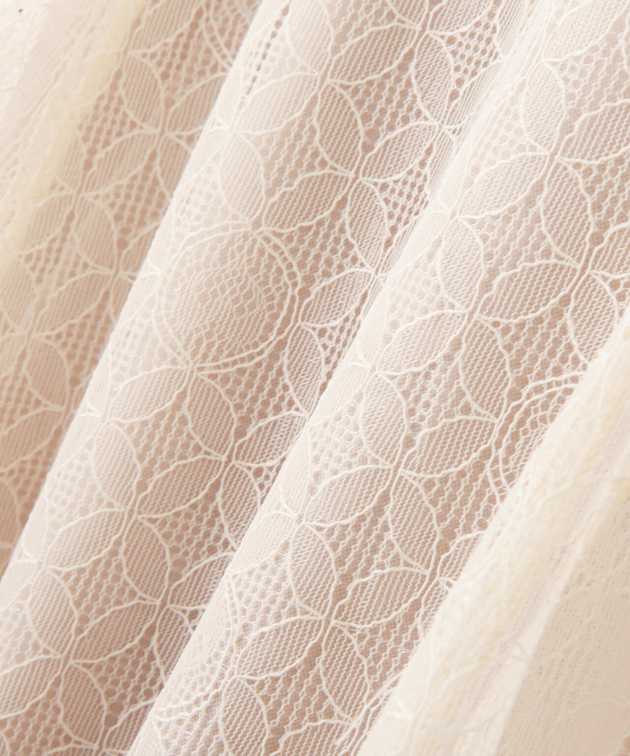 シャイニーレースフレアスカート