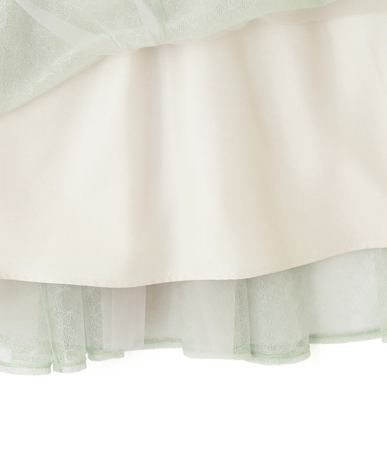 シャイニーレースフレアスカート