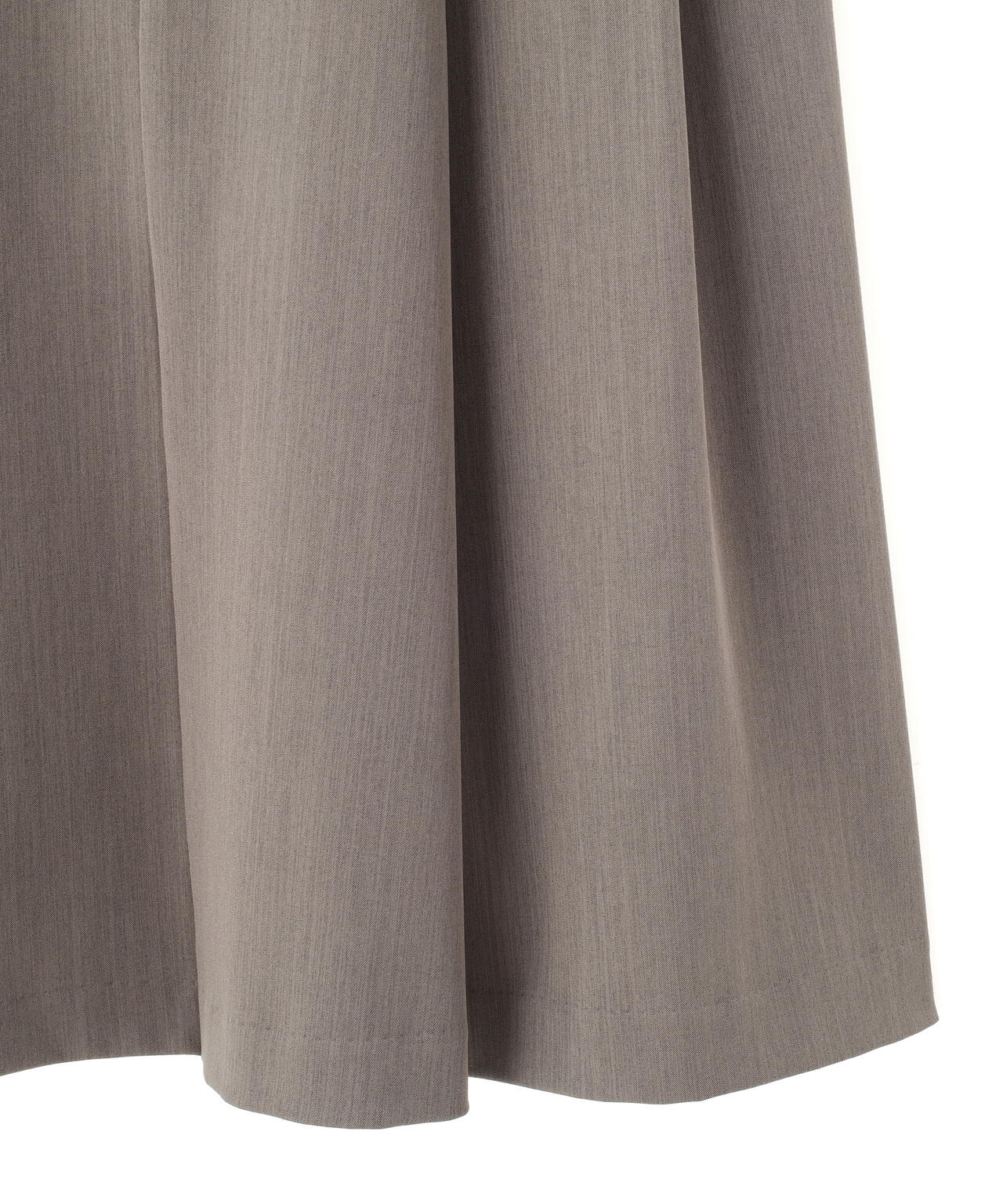 ベルト付タックフレアスカート